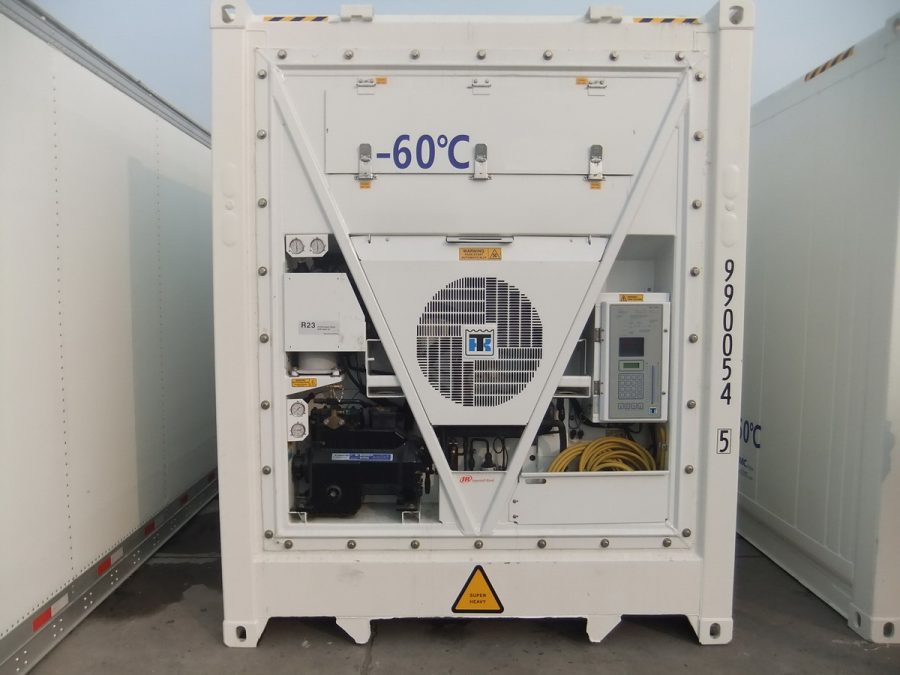 40’ HIGH CUBE CONTAINER SUPER FREEZER -60c 